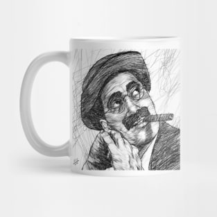 GROUCHO MARX ink portrait .3 Mug